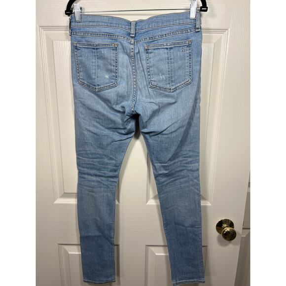 Rag & Bone Denim Distressed Jean Mid Rise Y2K Revival 90s 2000s Designer Kidcore - Picture 3 of 7